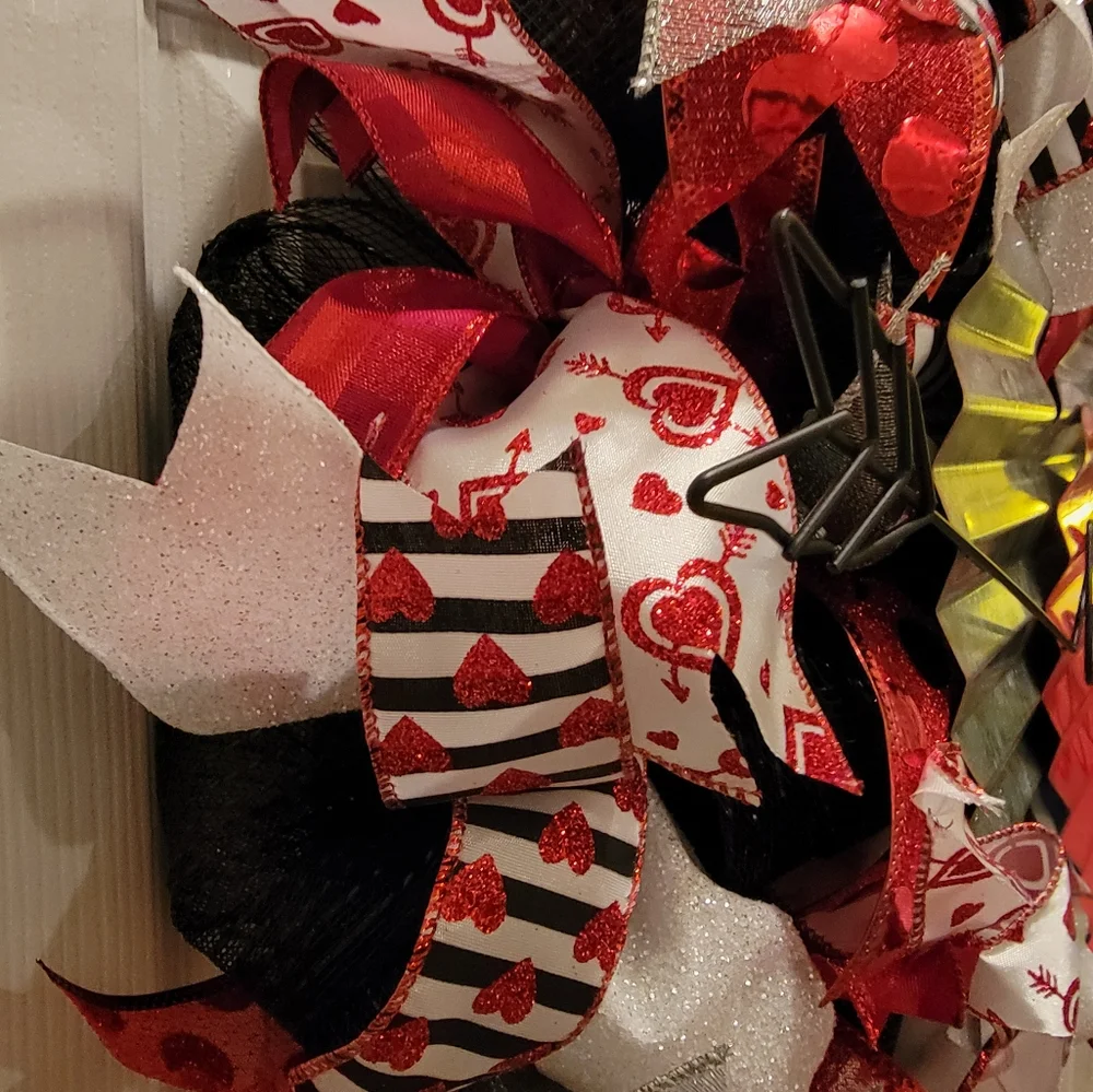 Double Heart Valentine Love Wreath